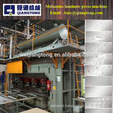 Double sides wood panel melamine sheet laminate hot press machine